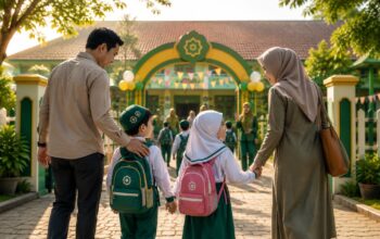 Hari Pertama Sekolah Tahun Ajaran 2026/2027:Momen Emas Orang Tua Mengantar Anak, Awal Semangat Baru Menuju Masa Depan