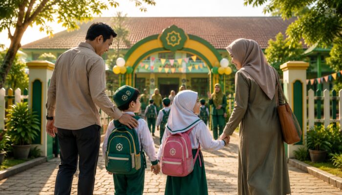 Hari Pertama Sekolah Tahun Ajaran 2026/2027:Momen Emas Orang Tua Mengantar Anak, Awal Semangat Baru Menuju Masa Depan
