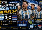 Argentina Lolos Dramatis! Messi Antar La Albiceleste Taklukkan Tanjung Verde 3-2 Lewat Extra Time di Piala Dunia FIFA 2026