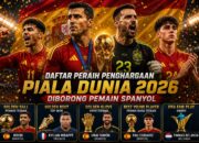 Daftar Peraih Penghargaan Piala Dunia FIFA 2026: Diborong Pemain Spanyol, Rodri Jadi Pemain Terbaik