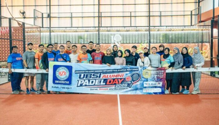Bukan Sekadar Padel, Gathering UBSI Kampus Pontianak Jadi Momen Alumni Kembali Terhubung