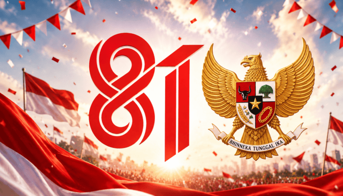 Logo HUT RI ke-81 2026 Resmi Diluncurkan, Ini Makna dan Filosofi “Indonesia Berdaulat, Adil, dan Makmur”
