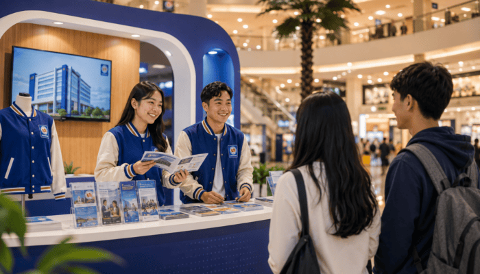 Open Booth PMB UBSI Pontianak Hadir di Ayani Mega Mall, Ada Hadiah Jaket Varsity Dagadu!