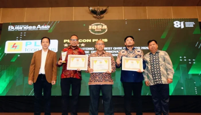 Perkuat Budaya K3 Digital, PLN Icon Plus Sabet Tiga Penghargaan IQSA 2026