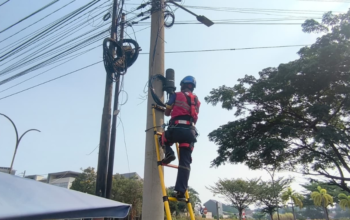 penataan kabel pln icon plus