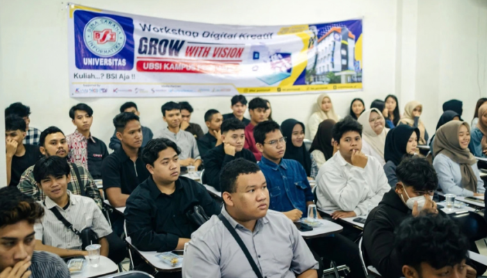 Workshop Digital Creative UBSI Pontianak Bekali Calon Mahasiswa Pemahaman tentang Pemanfaatan AI